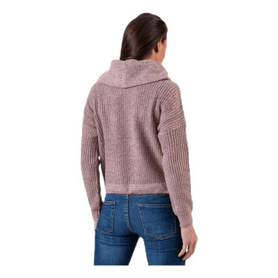 Nia L/S Rollneck Pullover Pink