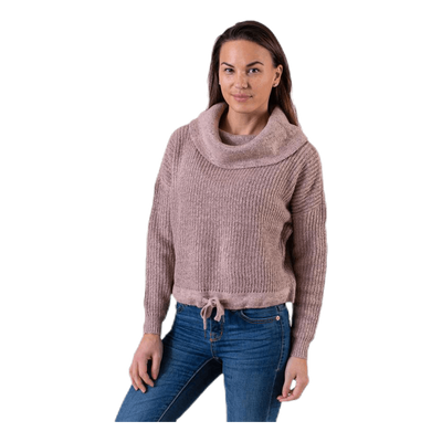 Nia L/S Rollneck Pullover Pink