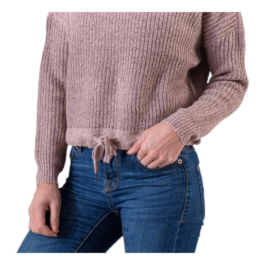 Nia L/S Rollneck Pullover Pink