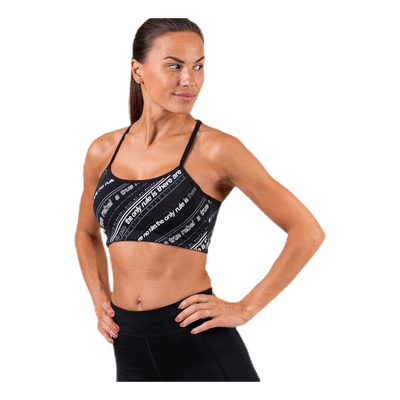 Jennifer Aop Sports Bra Black