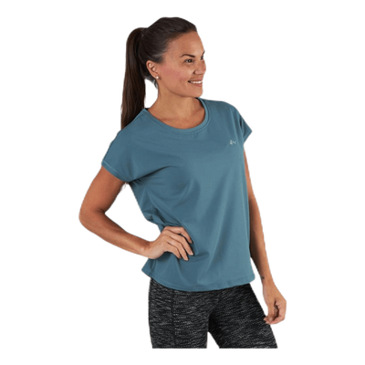 Aubree Ss Loose Training Tee Blue