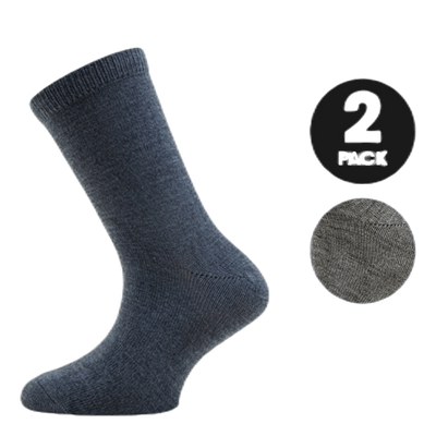 Wakta Wool/Vis  2P Sock Blue