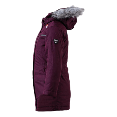 Gitte Girl Melange Parka W-PRO 10000 Purple