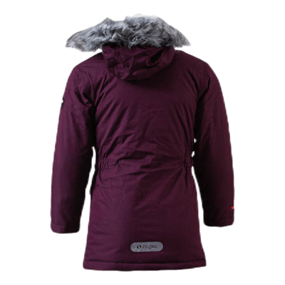 Gitte Girl Melange Parka W-PRO 10000 Purple