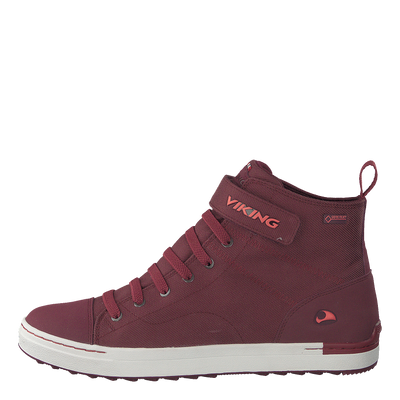 Skien Mid Gtx Wine/coral