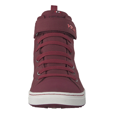 Skien Mid Gtx Wine/coral