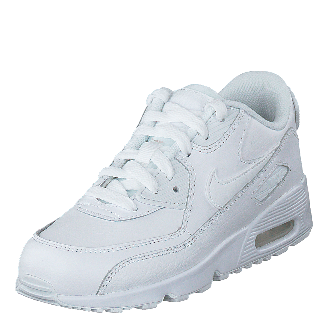 Boys' Air Max 90 Leather Little Kids White/white