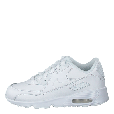 Boys' Air Max 90 Leather Little Kids White/white