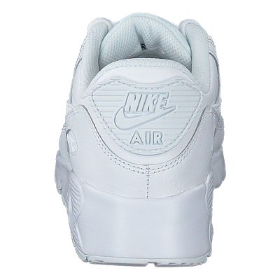 Boys' Air Max 90 Leather Little Kids White/white