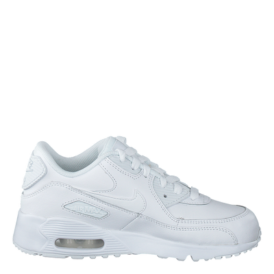 Boys' Air Max 90 Leather Little Kids White/white