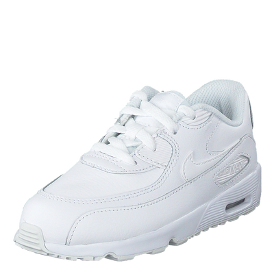 Boys' Air Max 90 Leather (td) White/white