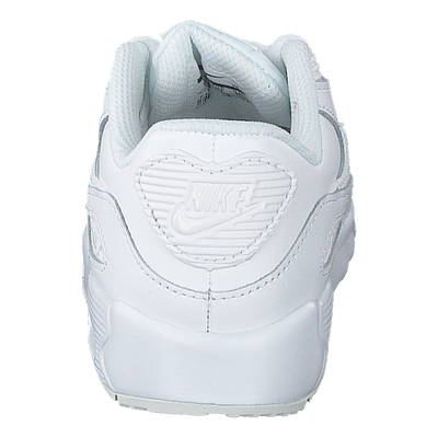 Boys' Air Max 90 Leather (td) White/white