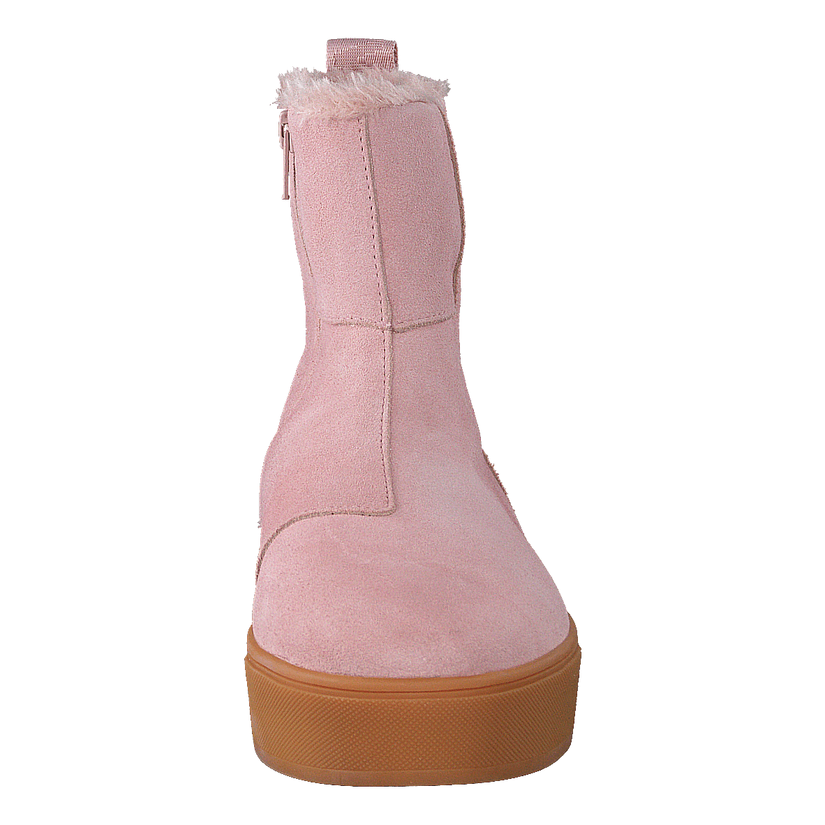 Suede Pile Boot Soft Pink