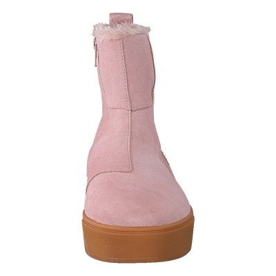 Suede Pile Boot Soft Pink