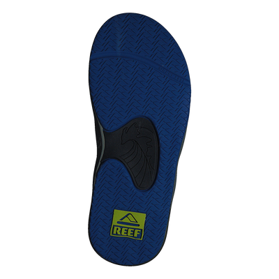 Kids Fanning Navy/lime