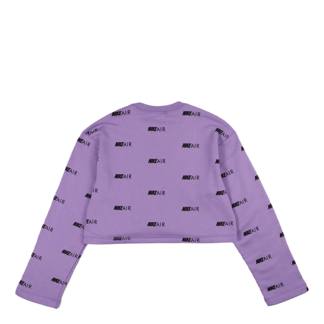 Wmns Printed Fleece Crewneck Pink