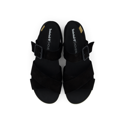 Wilesport Lthr Sandal Black Nubuck