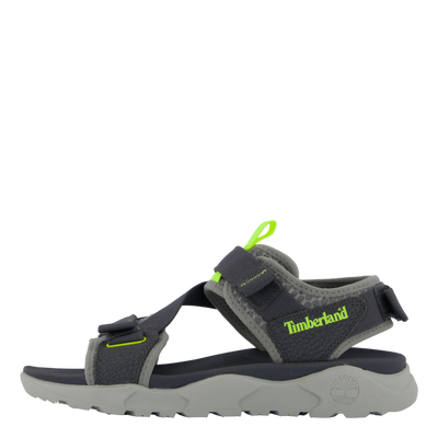 Ripcord 2 Strap Sandal Medium Grey Webbing