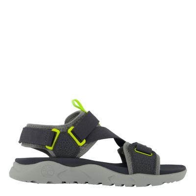 Ripcord 2 Strap Sandal Medium Grey Webbing