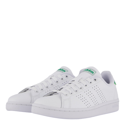 Advantage Shoes Cloud White / Cloud White / Green