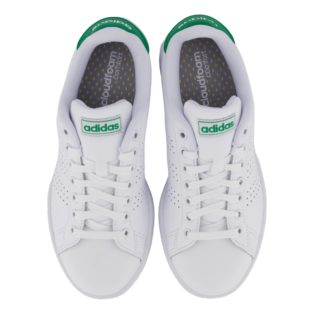 Advantage Shoes Cloud White / Cloud White / Green