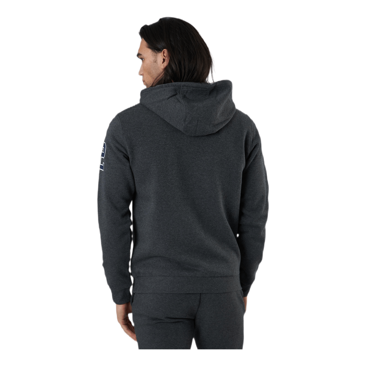 Alpha Full Zip Hood Grey