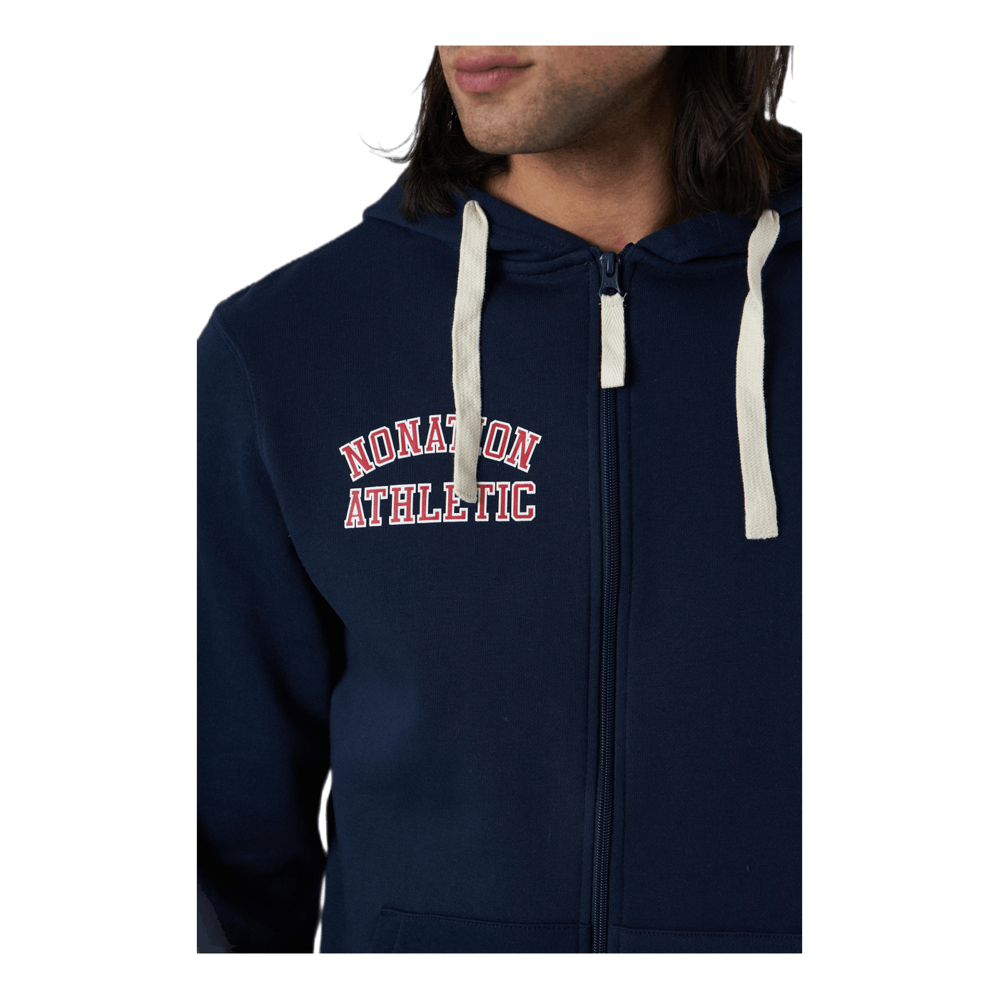 Alpha Full Zip Hood Blue