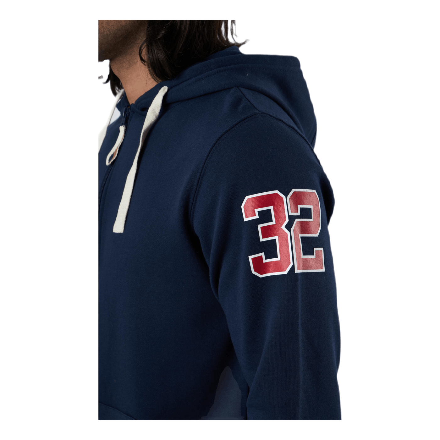 Alpha Full Zip Hood Blue