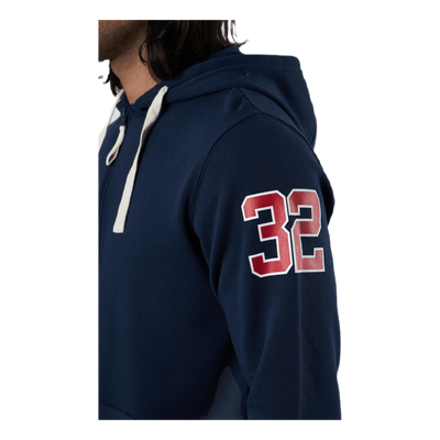 Alpha Full Zip Hood Blue