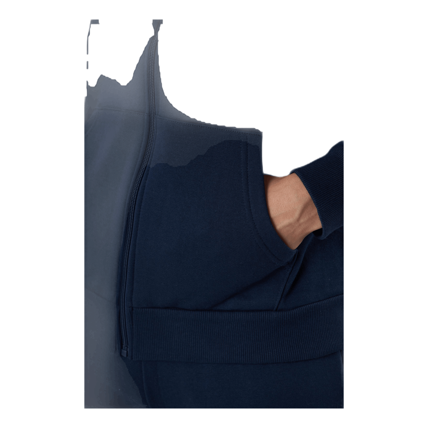 Alpha Full Zip Hood Blue