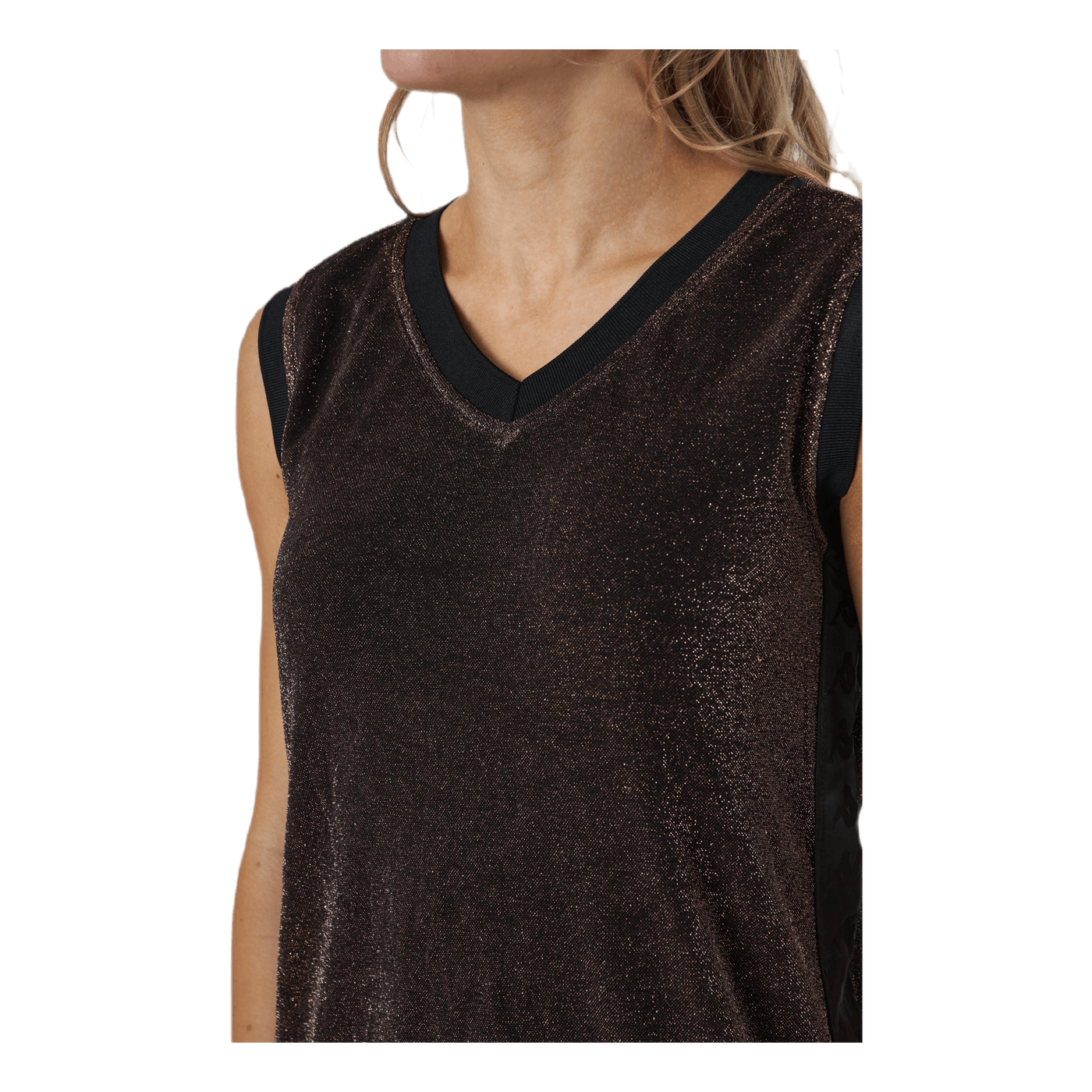 Lady Dress, Auth Sparkle Exar Brown/Black