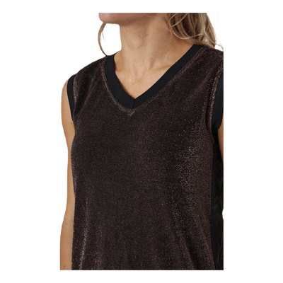Lady Dress, Auth Sparkle Exar Brown/Black
