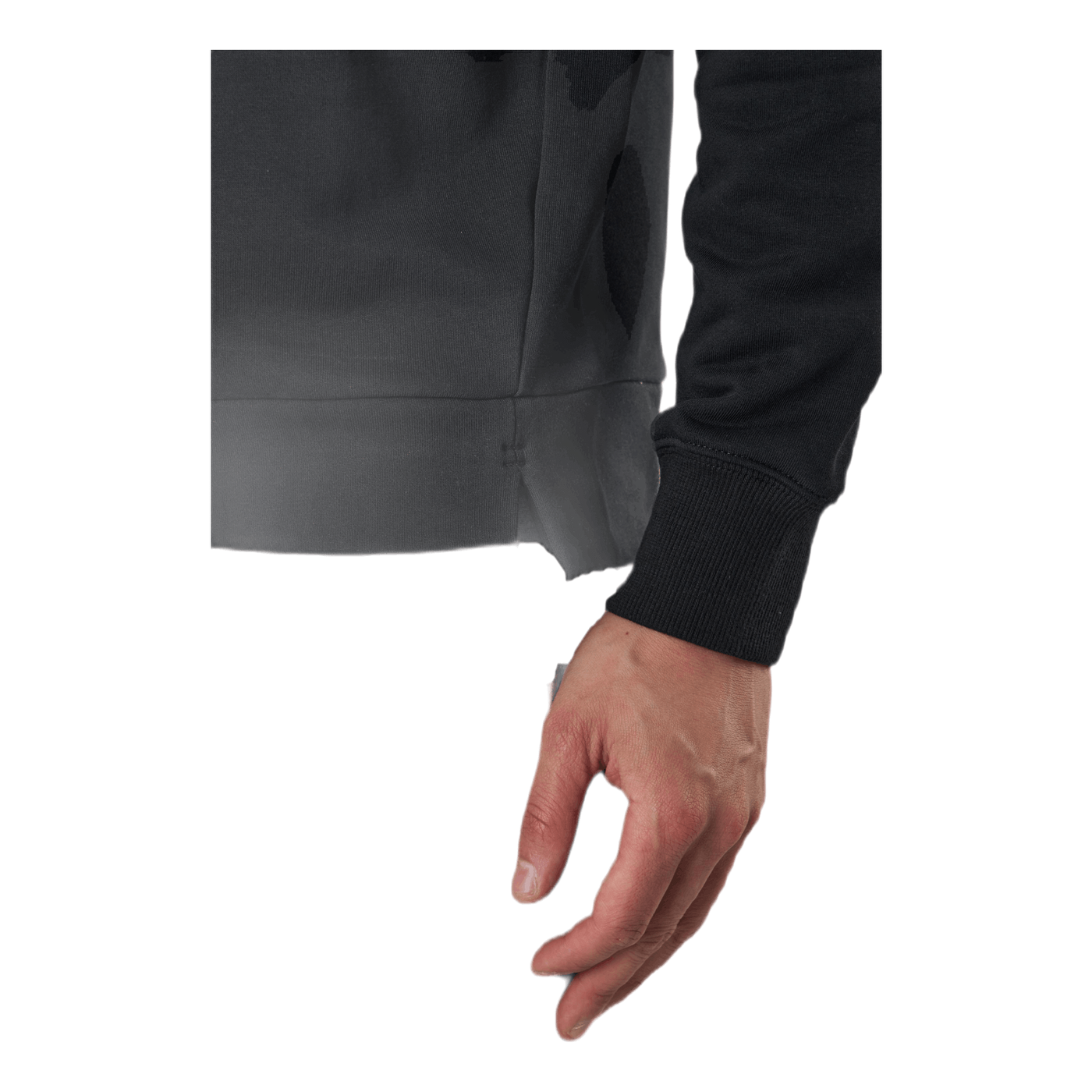 Studio Sweat Hood Ltn Black