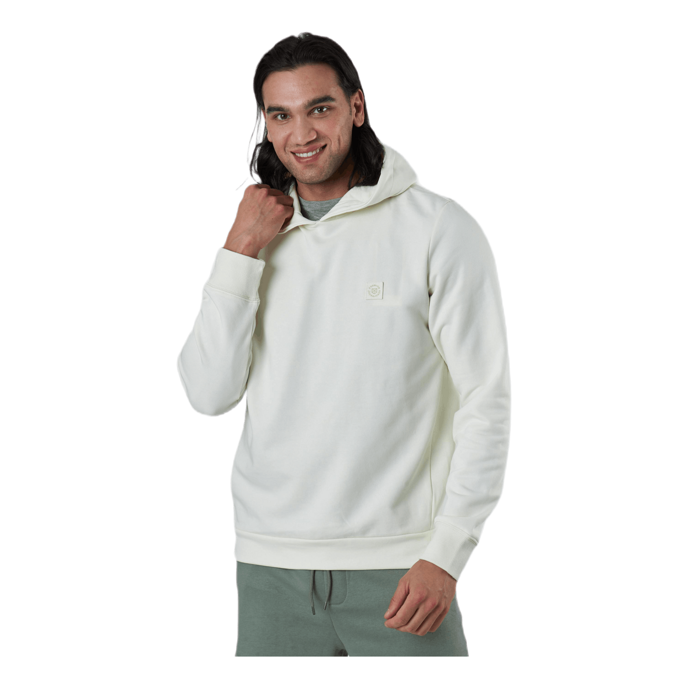 Studio Sweat Hood Ltn Beige