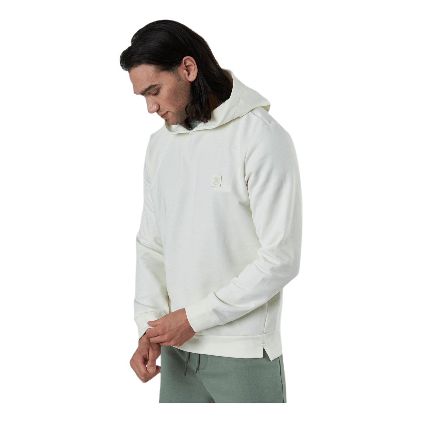 Studio Sweat Hood Ltn Beige