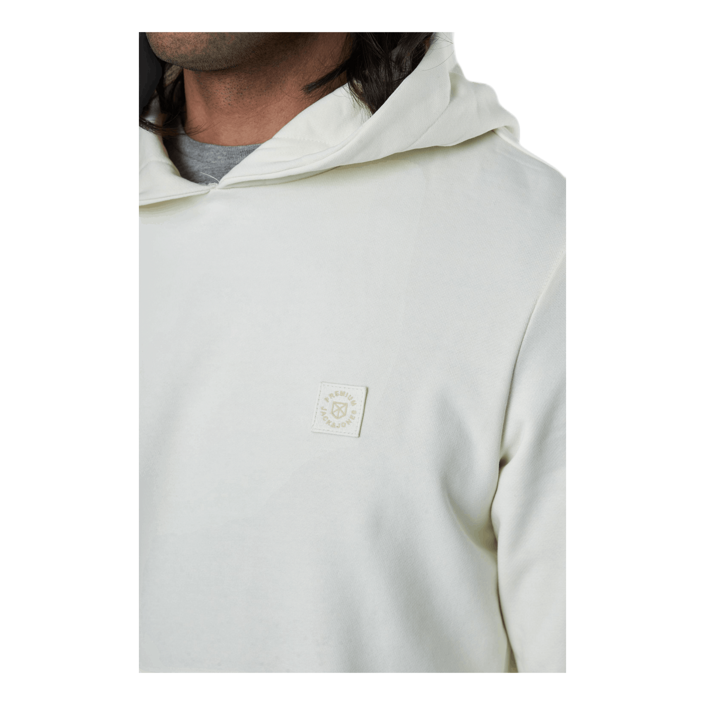 Studio Sweat Hood Ltn Beige