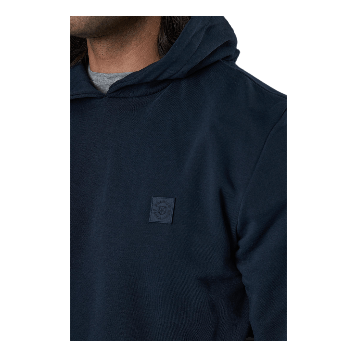 Studio Sweat Hood Ltn Blue