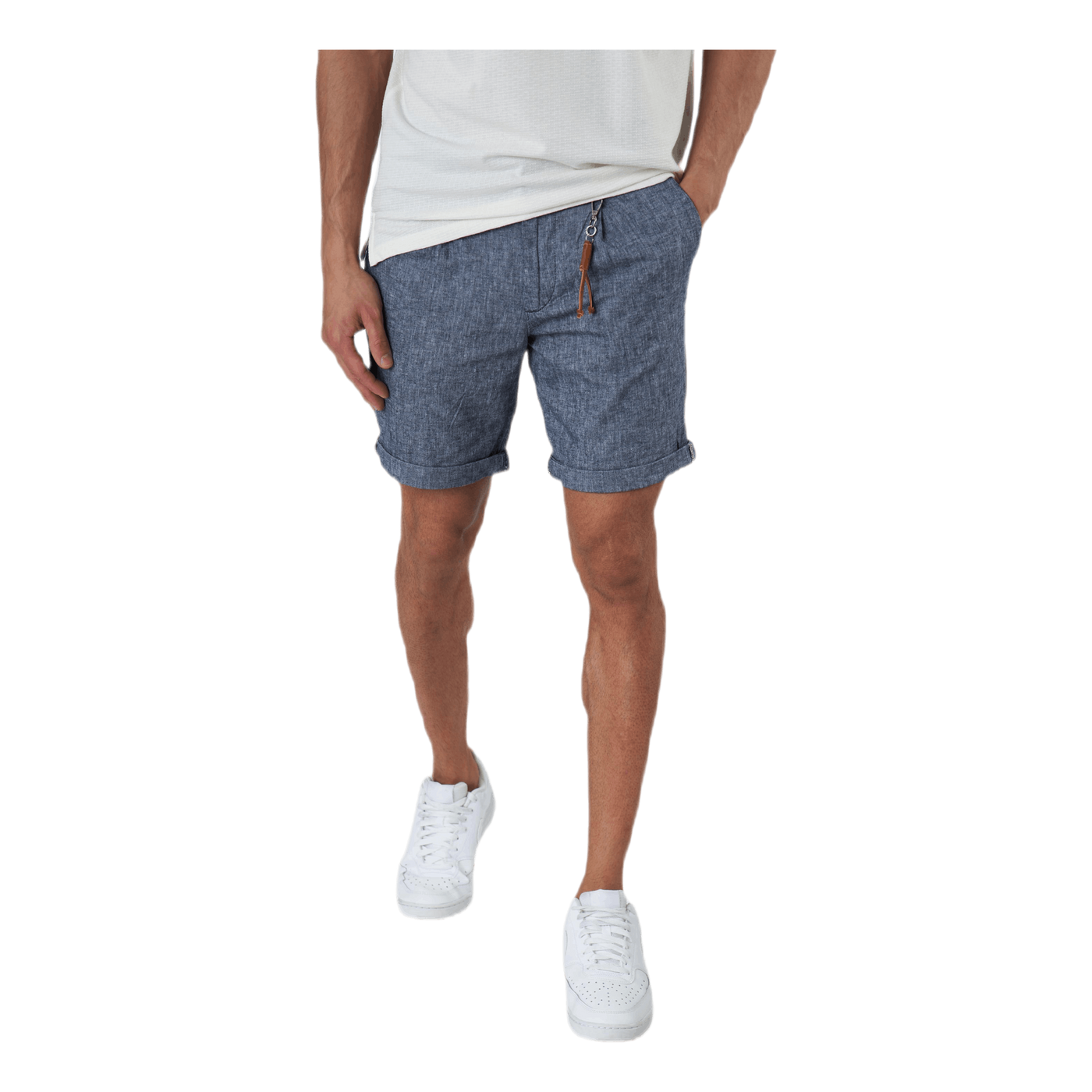 Milton Chino Shorts Akm Linen Blue