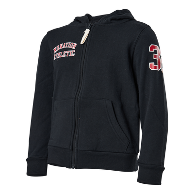 Alpha Full Zip Hood Black