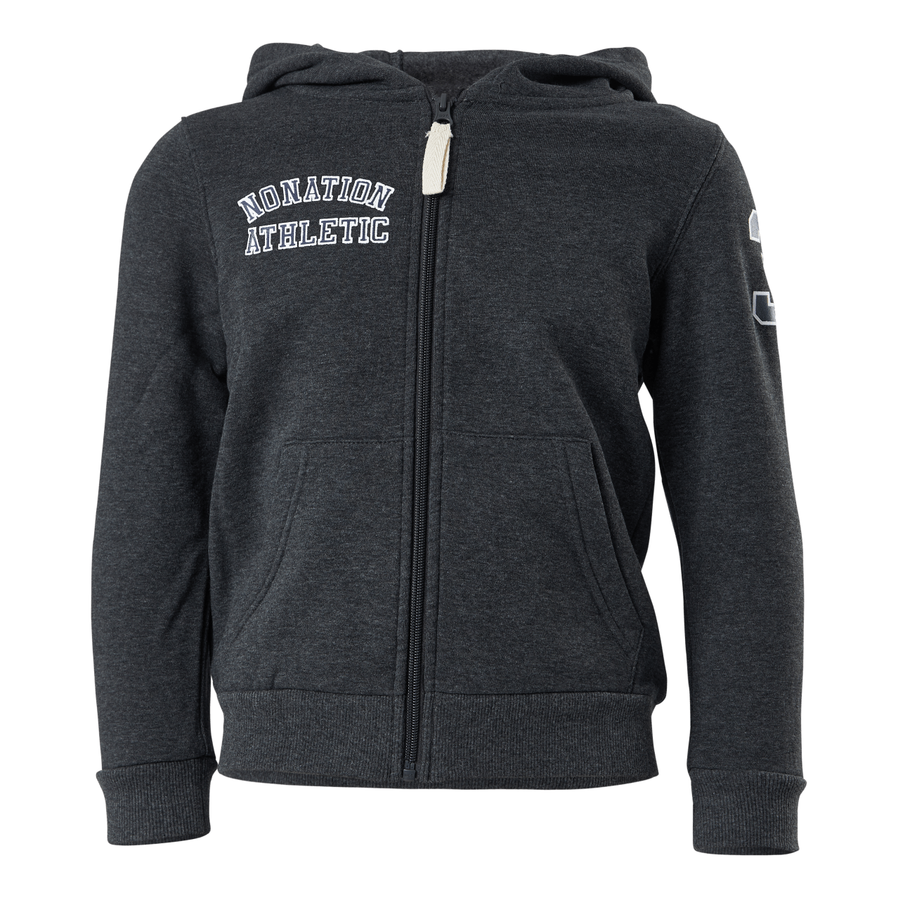 Alpha Full Zip Hood Grey