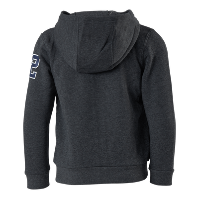Alpha Full Zip Hood Grey
