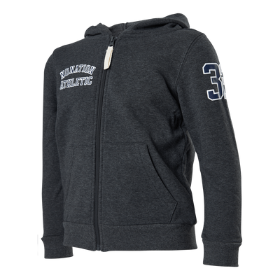 Alpha Full Zip Hood Grey