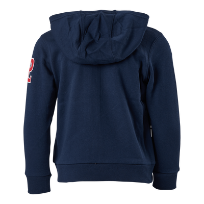 Alpha Full Zip Hood Blue