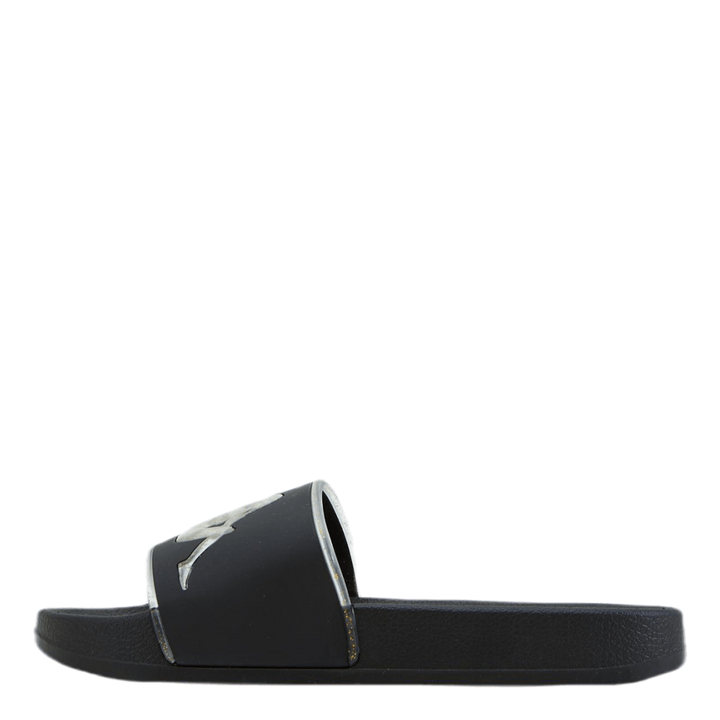 Slipper, Authentic Aqua 1 Black/Gold