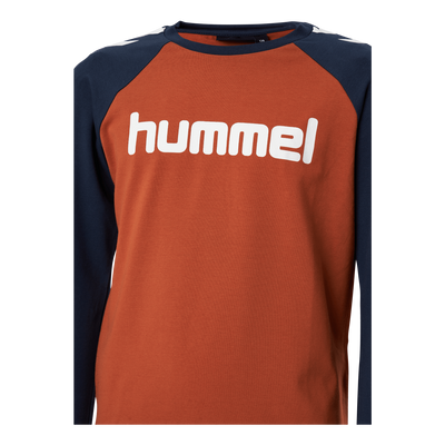 Hmlboys T-shirt L/s Bombay Brown
