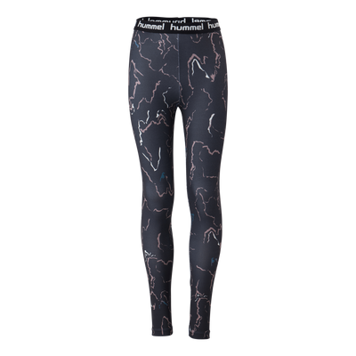 Hmlmimmi Tights Caviar/twilight Mauve