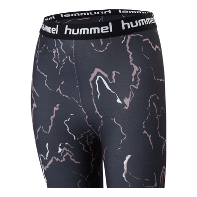 Hmlmimmi Tights Caviar/twilight Mauve