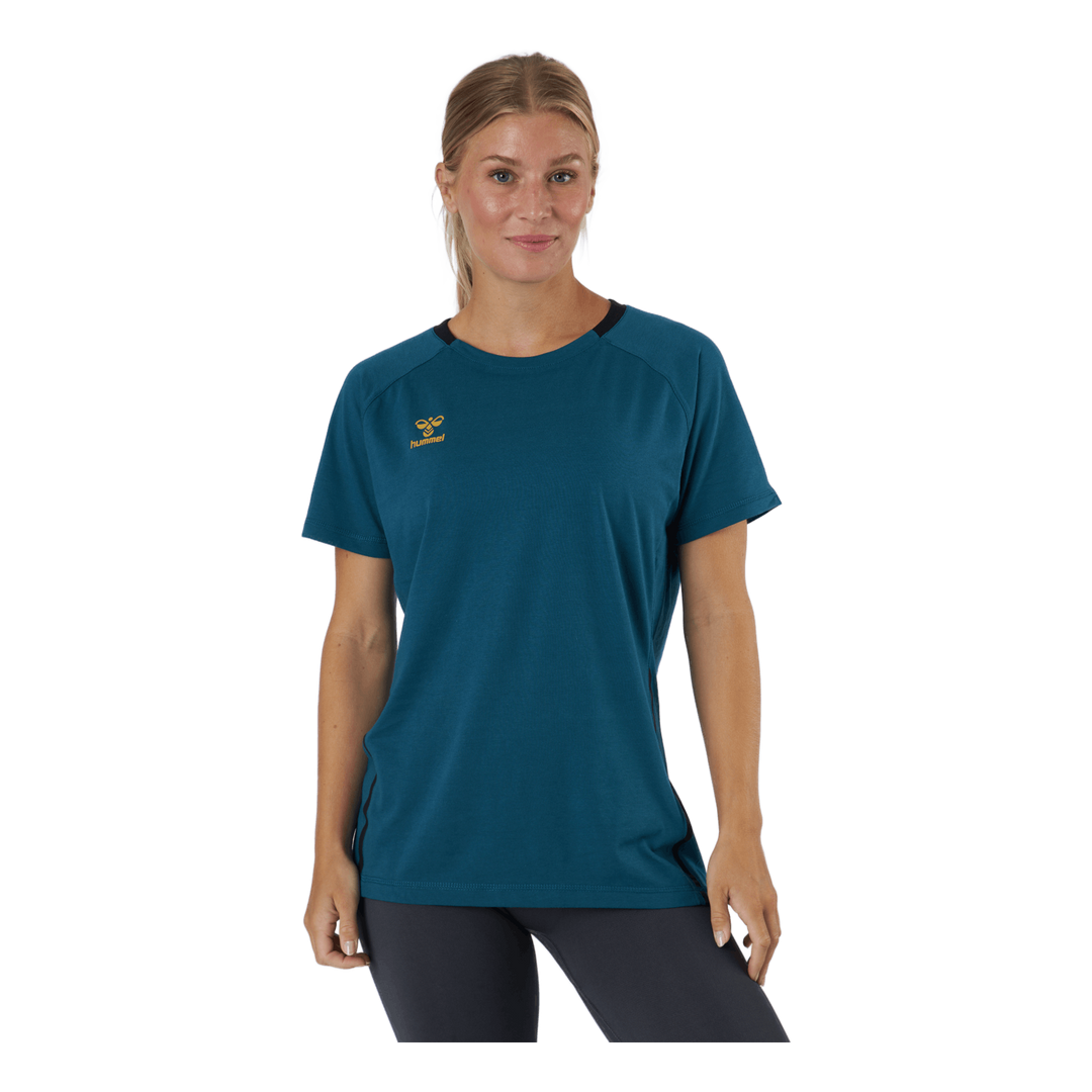 Hmlcima Xk T-shirt S/s Woman Blue Coral