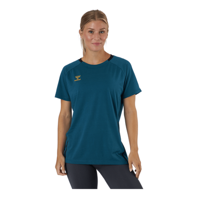 Hmlcima Xk T-shirt S/s Woman Blue Coral