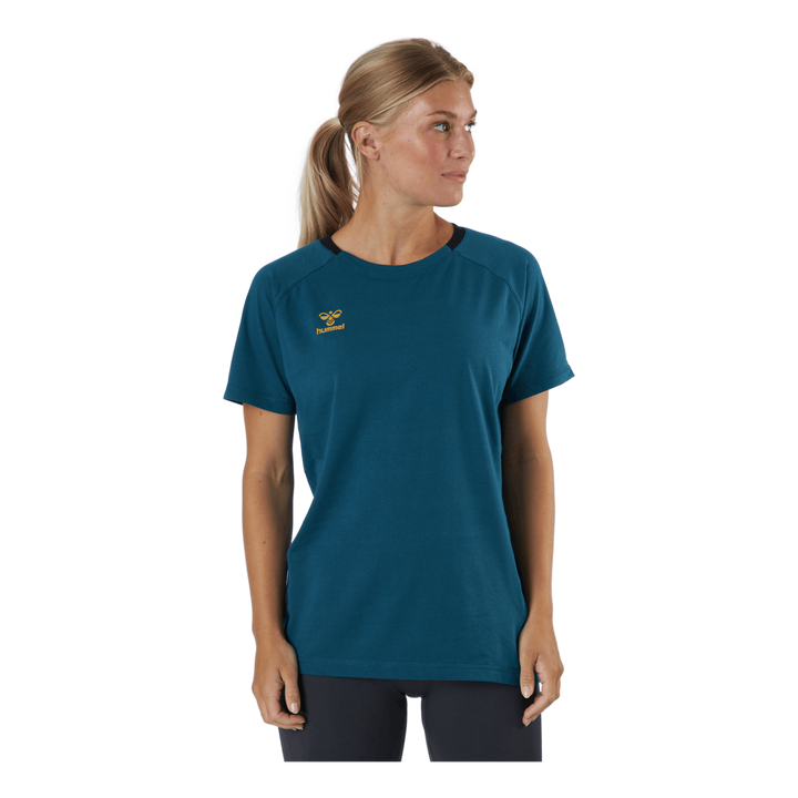Hmlcima Xk T-shirt S/s Woman Blue Coral